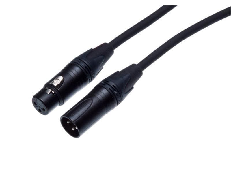 Contrik XLR-Kabel XLRm-XLRf 30 m, Schwarz Mikrofon- und Linekabel, XLR 3 Pole, male auf XLR 3 Pole, female