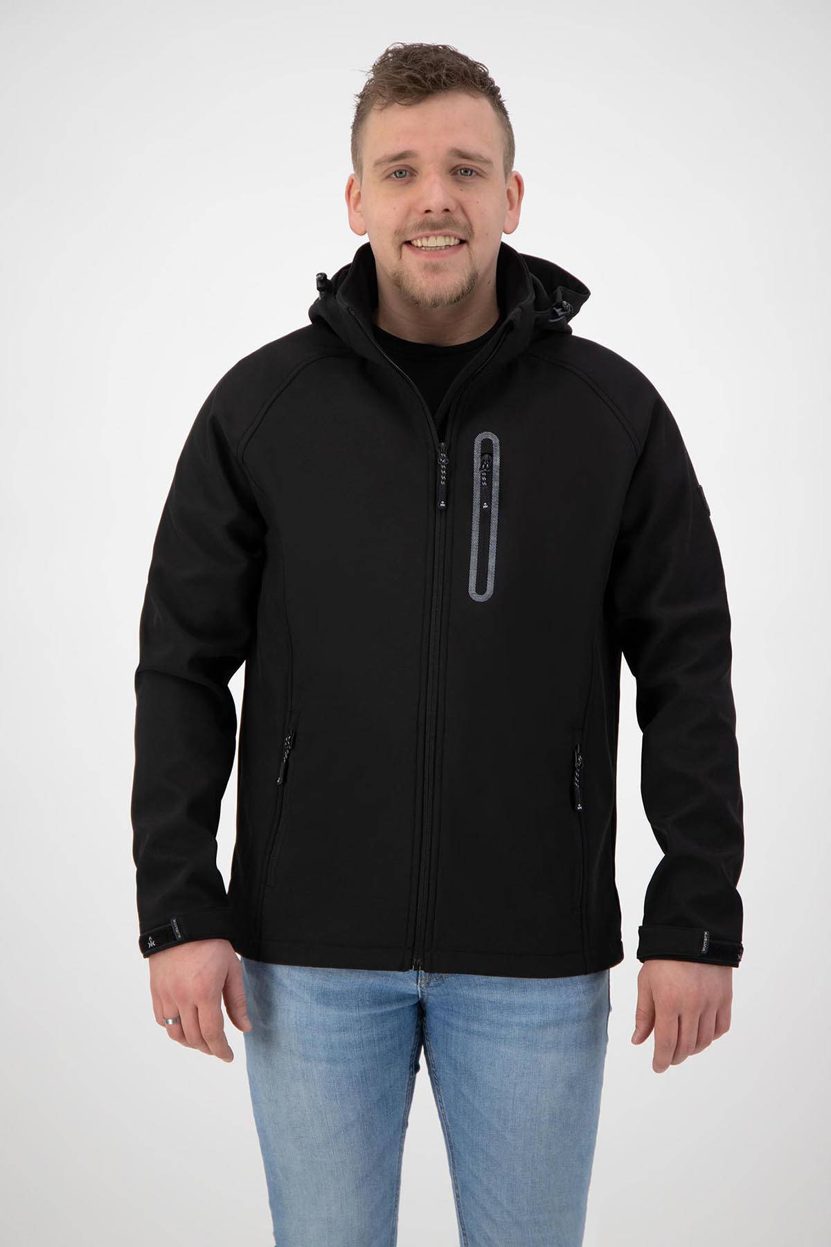 Kjelvik outdoor jas Kevan zwart