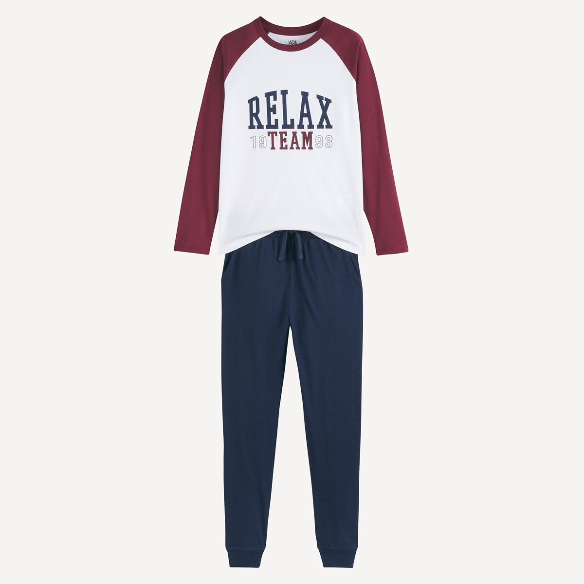 COLEÇÕES LA REDOUTE<br>Pijamas de algodão com texto