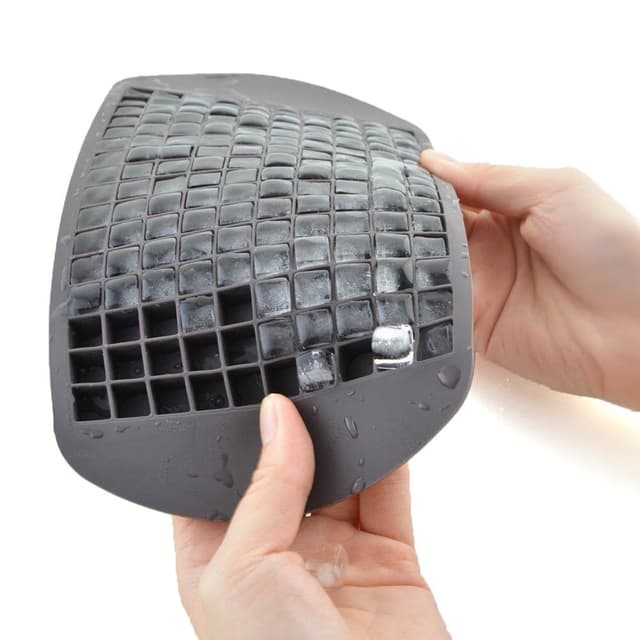 Isform til 160 mini-isterninger silikone Sort