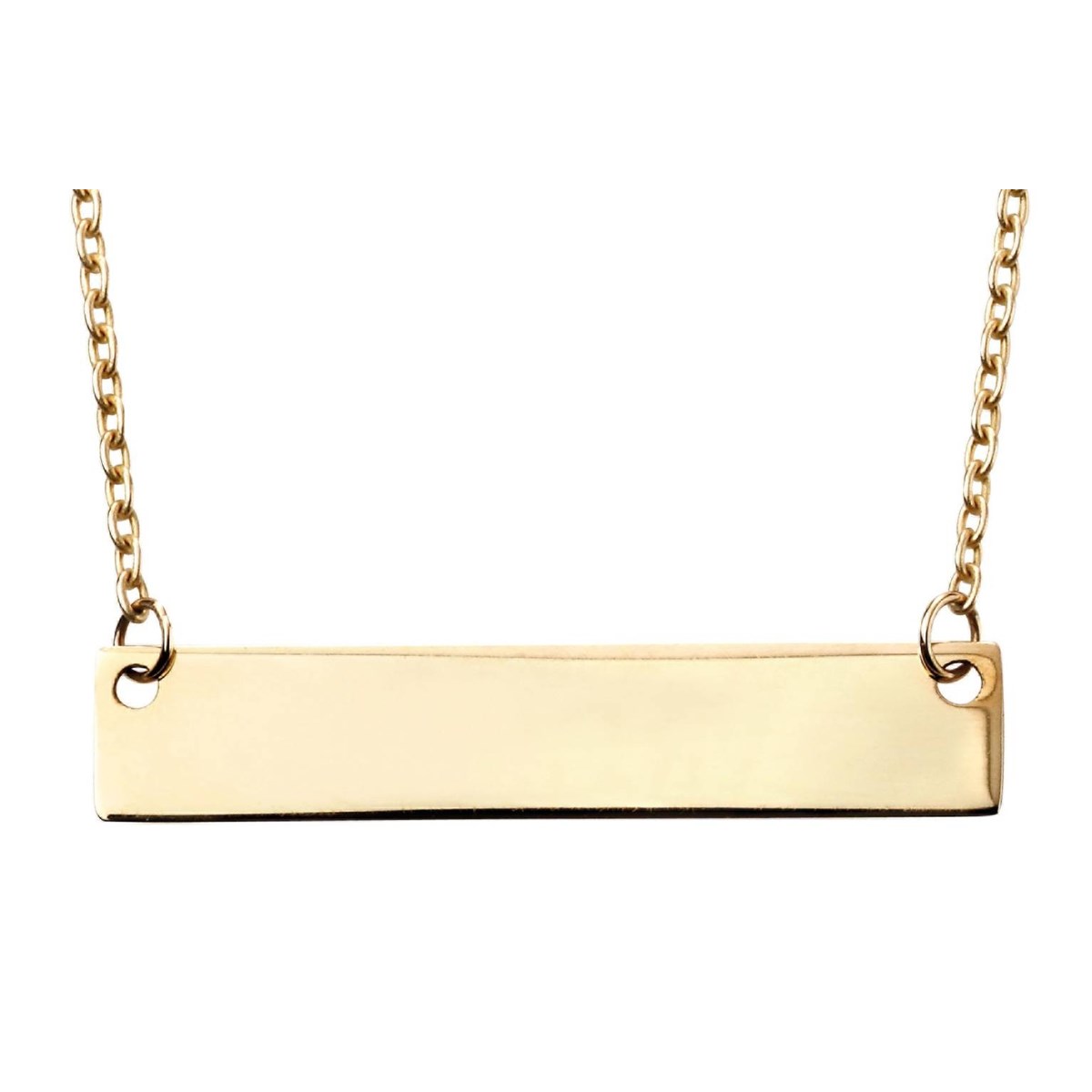 Collier pour graver en or Jaune 375/1000