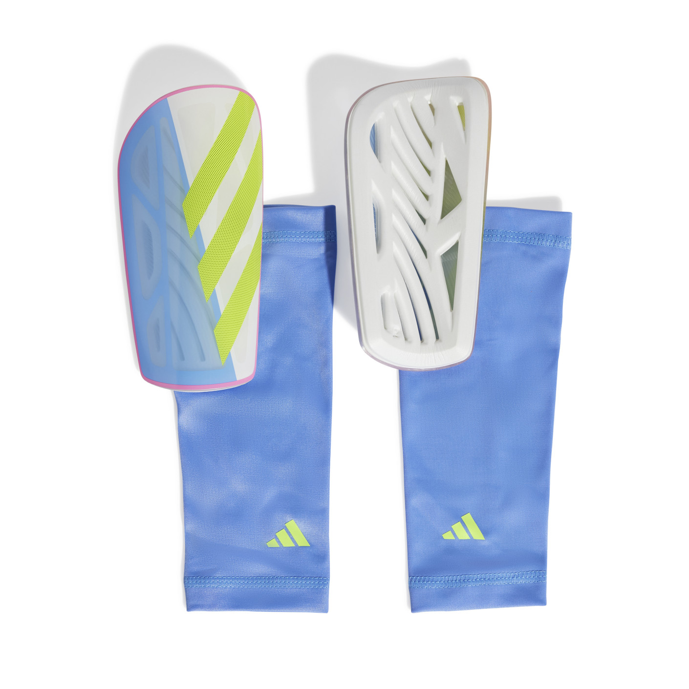 Adidas Tiro League Scheenbeschermers Blauw Roze Neongeel