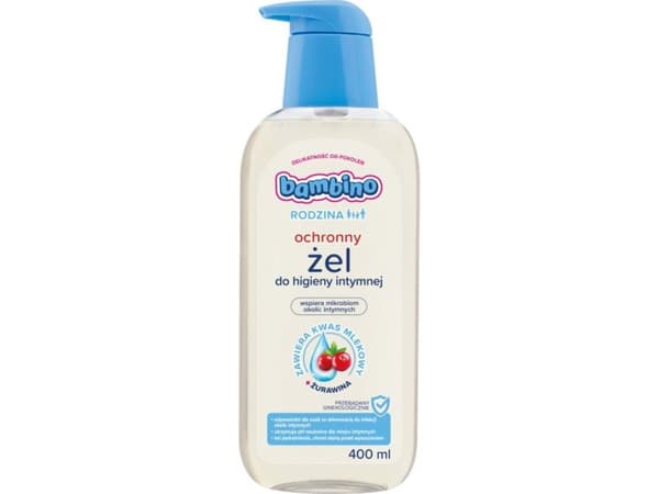 Bambino Family Creamy Protective Intimate Hygiene Gel Cranberry 400ml