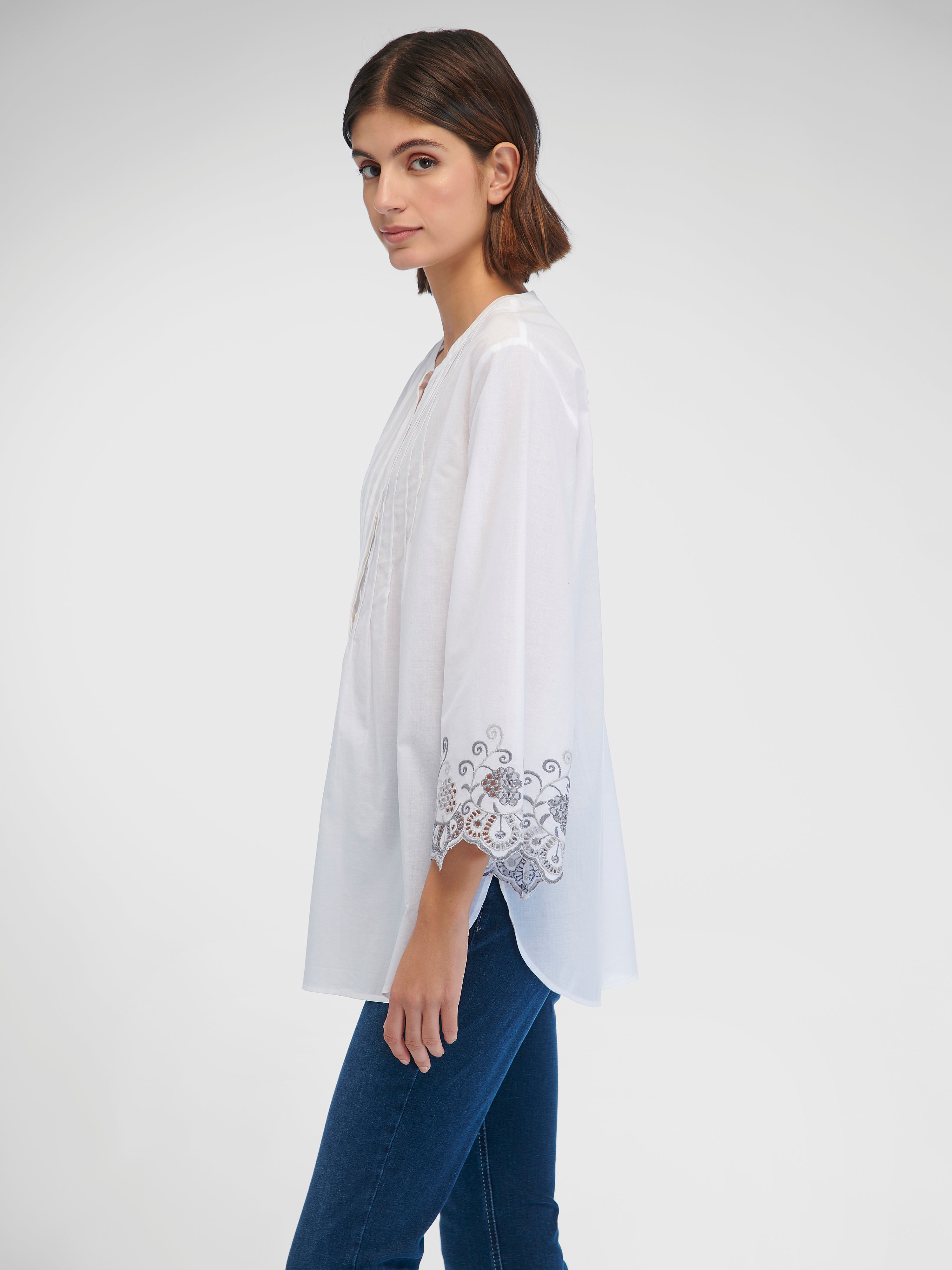 Bluse mit 3/4-Arm