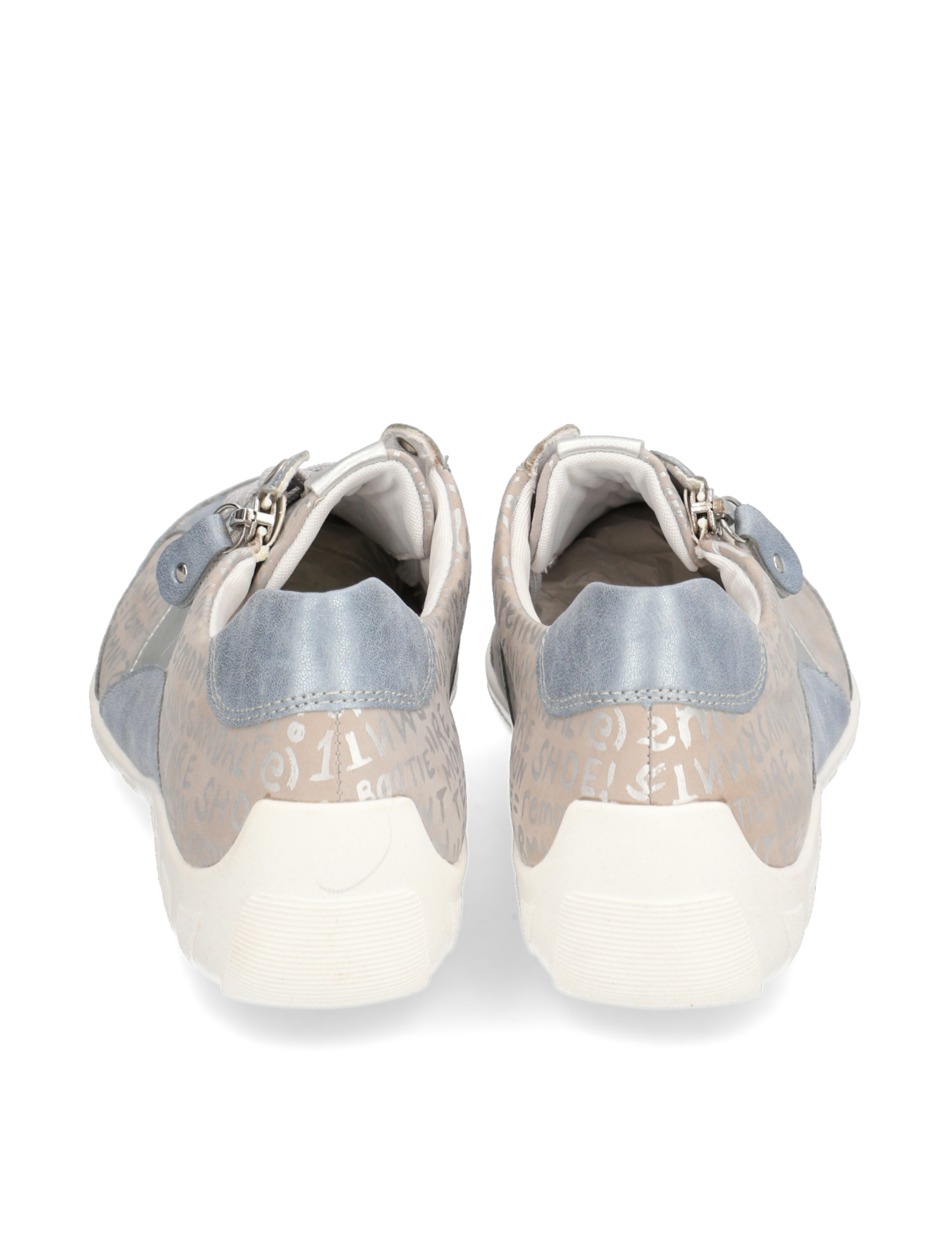 Lederkombination Sneaker