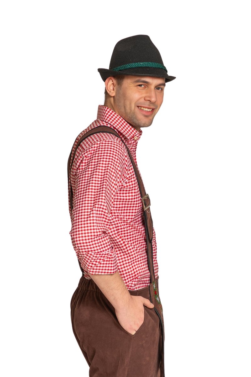 Lederhose Donkerbruin Heren Johann