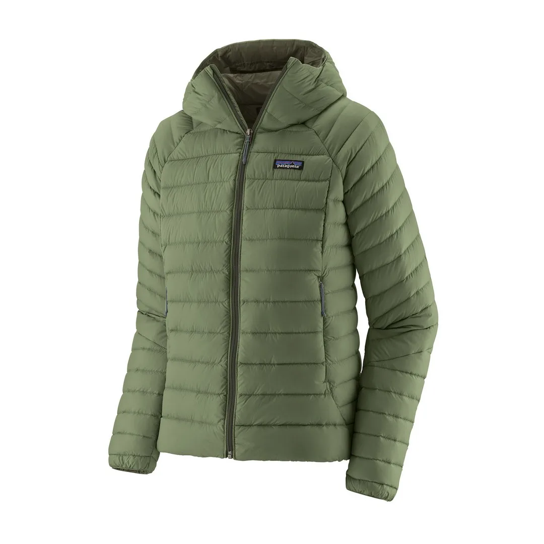 Patagonia Women's Down Sweater Hoody Terrain Green