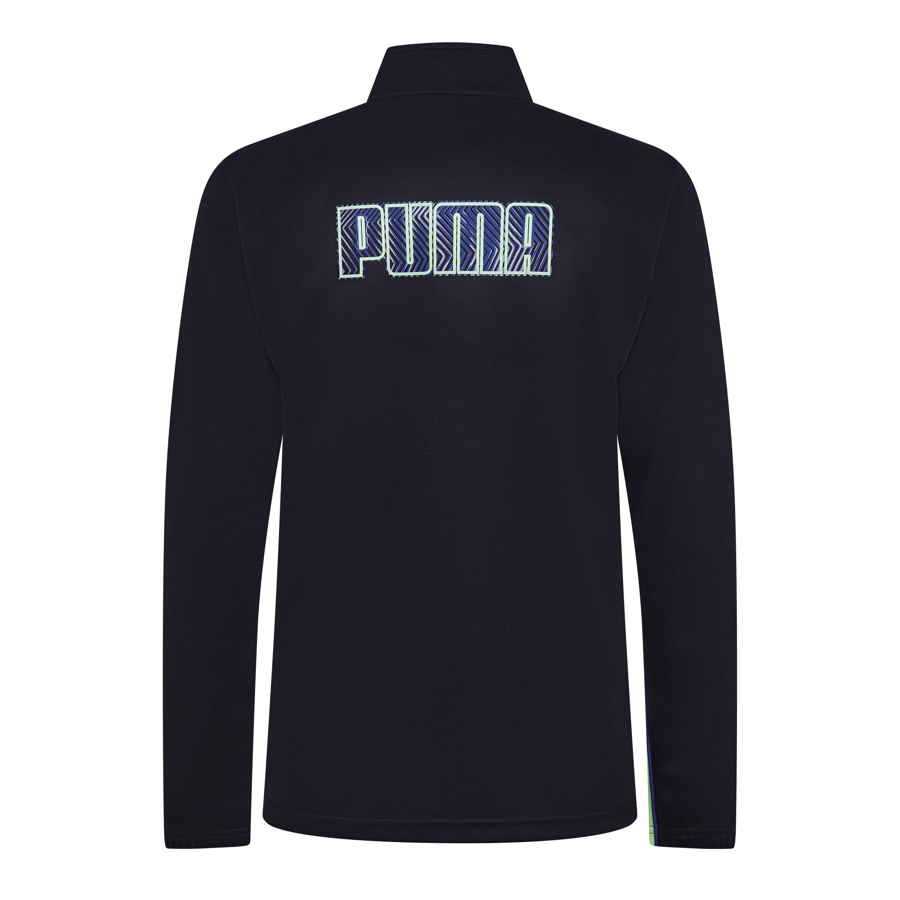 Puma Finesse Performance Quarter Zip Drill Top Mens