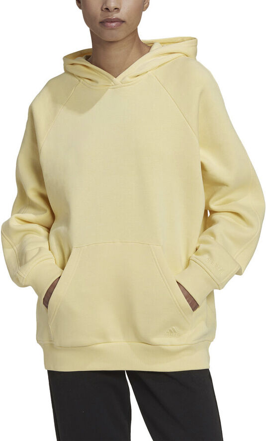 adidas ALL SZN Fleece Boyfriend hættetrøje Gul