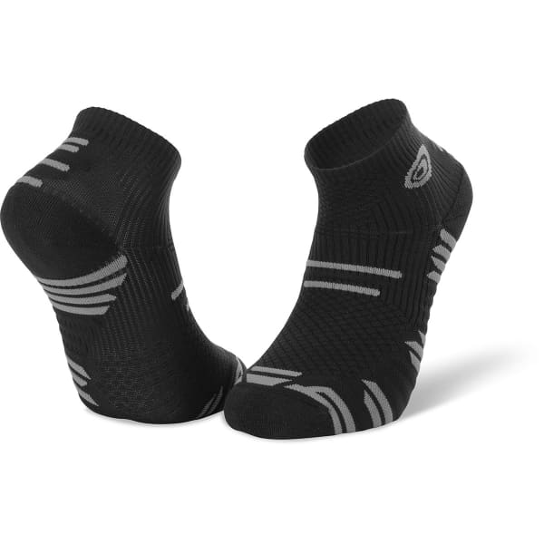 Chaussette running BV SPORT SOCQUETTE TRAIL ELITE /GRIS NOIR/GRIS