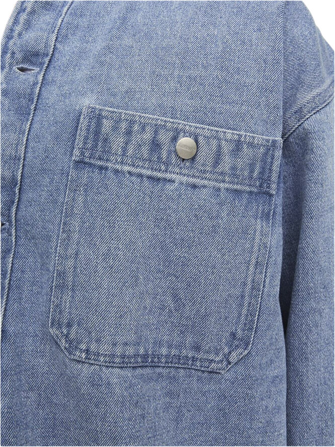 Jack & Jones JORSANTORINI DENIM OVERSHIRT LS Light blue denim