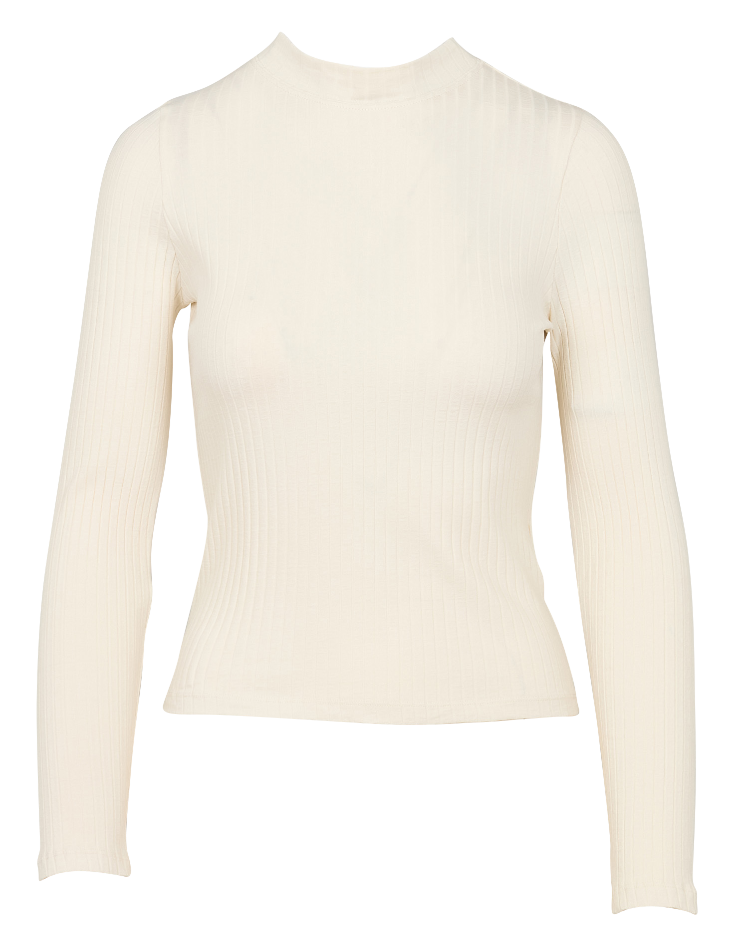 TIBO - Pull col rond en coton mélangé | Beige