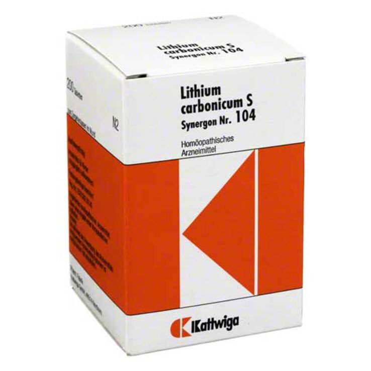 Synergon 104 Lithium carbonicum S Tabletten, 200 St