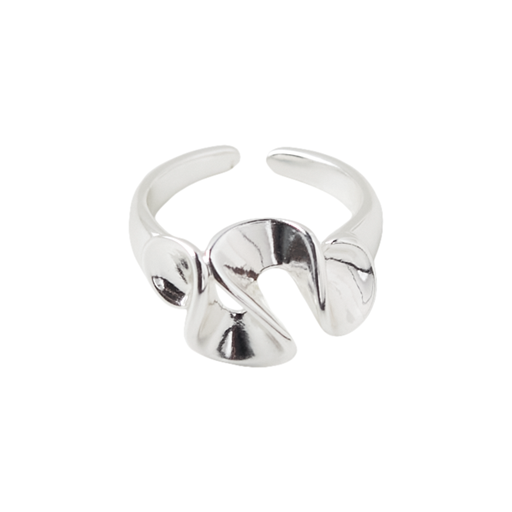 Friihof Siig Megan Ring, Silver Plated Brass