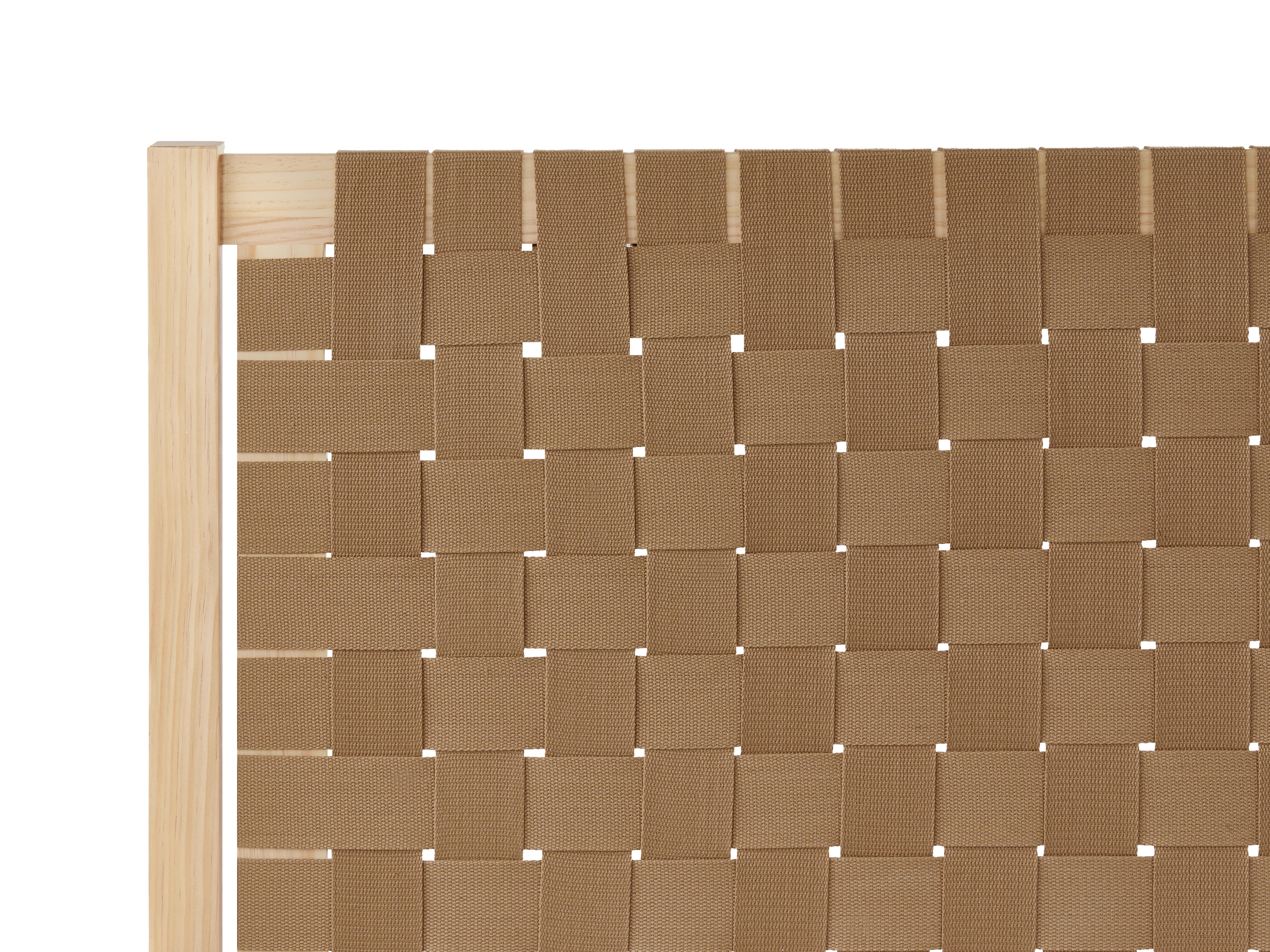 Bed Dennenhout BRUNEMONT 180 x 200 cm Lichtbruin