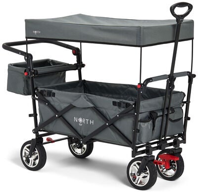 North 13.5 Porter Vogn inkl. Regntrekk, Ivy Grey