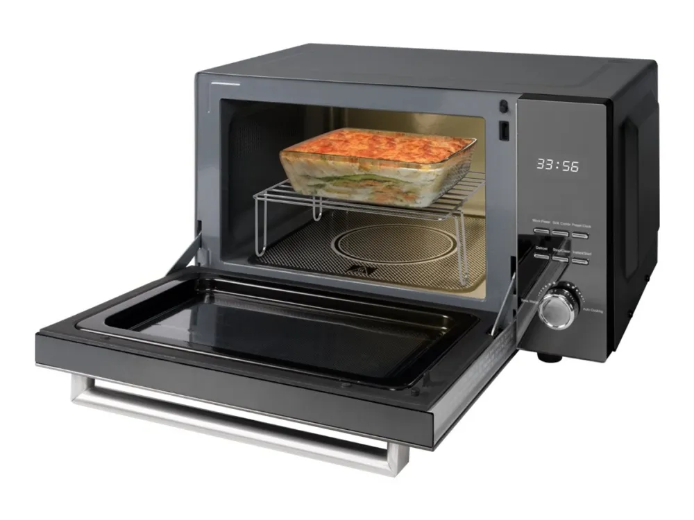 ProfiCook PC-MWG 1204 - Mikrobølgeovn med grill - 23 liter - 800 W - sort