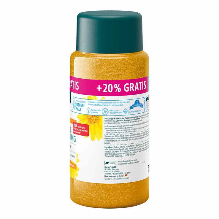 Kneipp Badekristalle Muskel Entspannung, 720 g