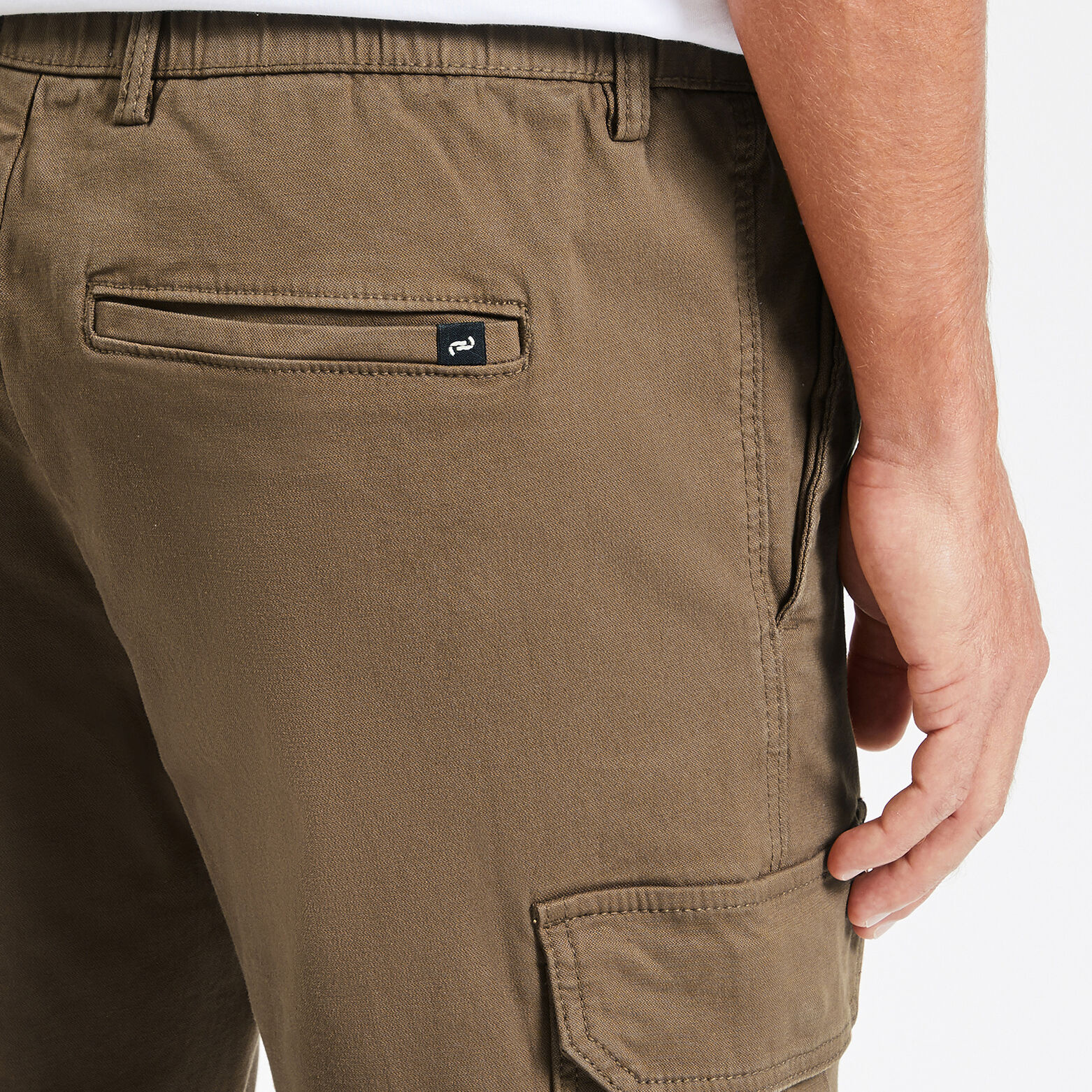 Pantalon cargo Beige
