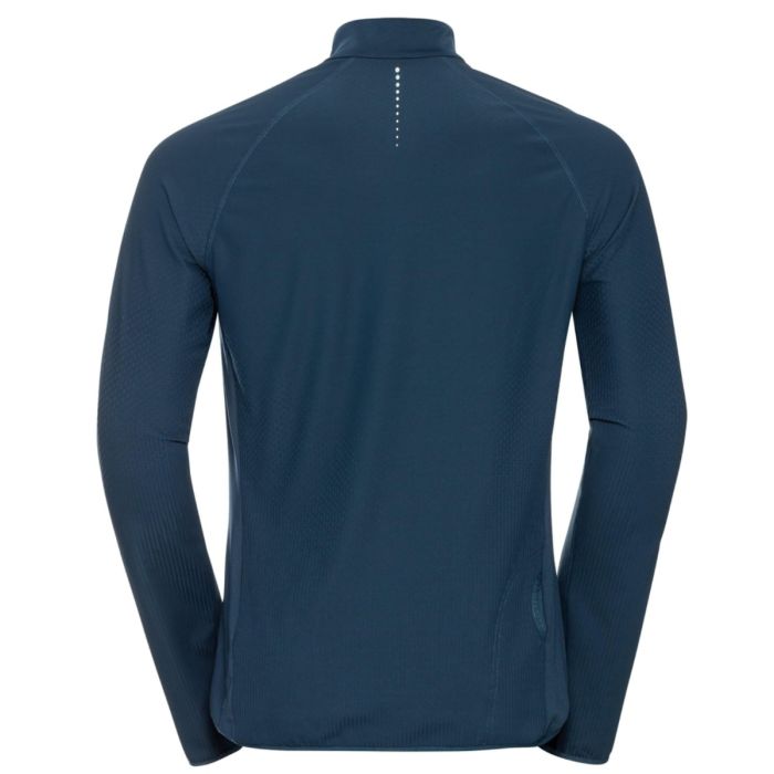 Odlo Dame Mellemlag Midlayer 1/2 zip Zeroweight Blå
