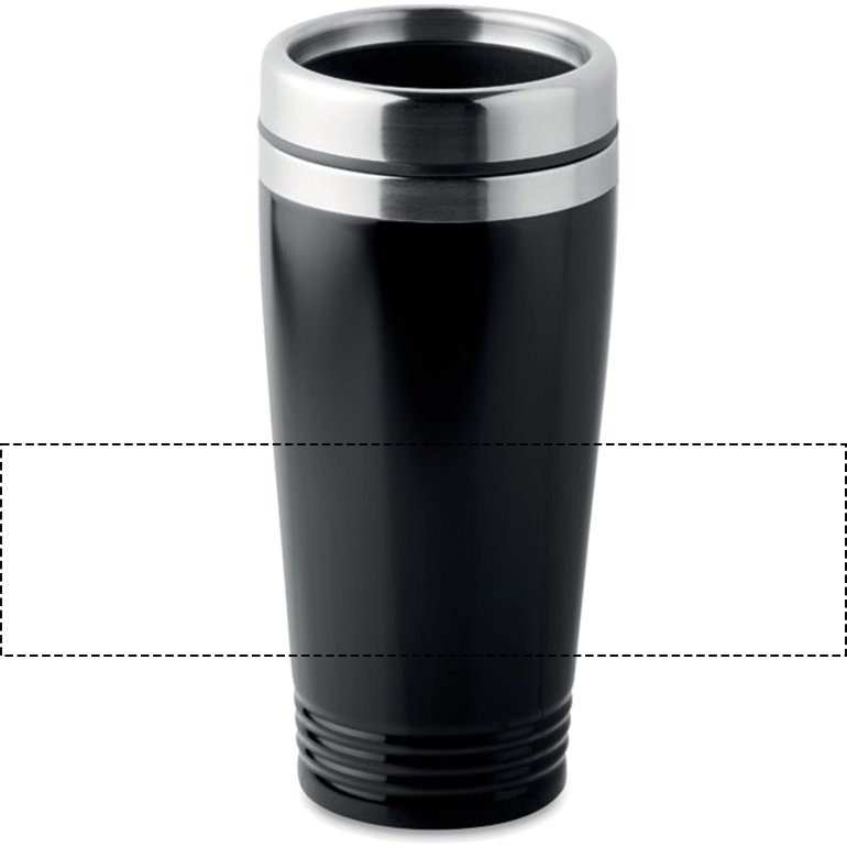 Mug isotherme publicitaire en acier inoxydable-  40 cl - marquage 1 couleur