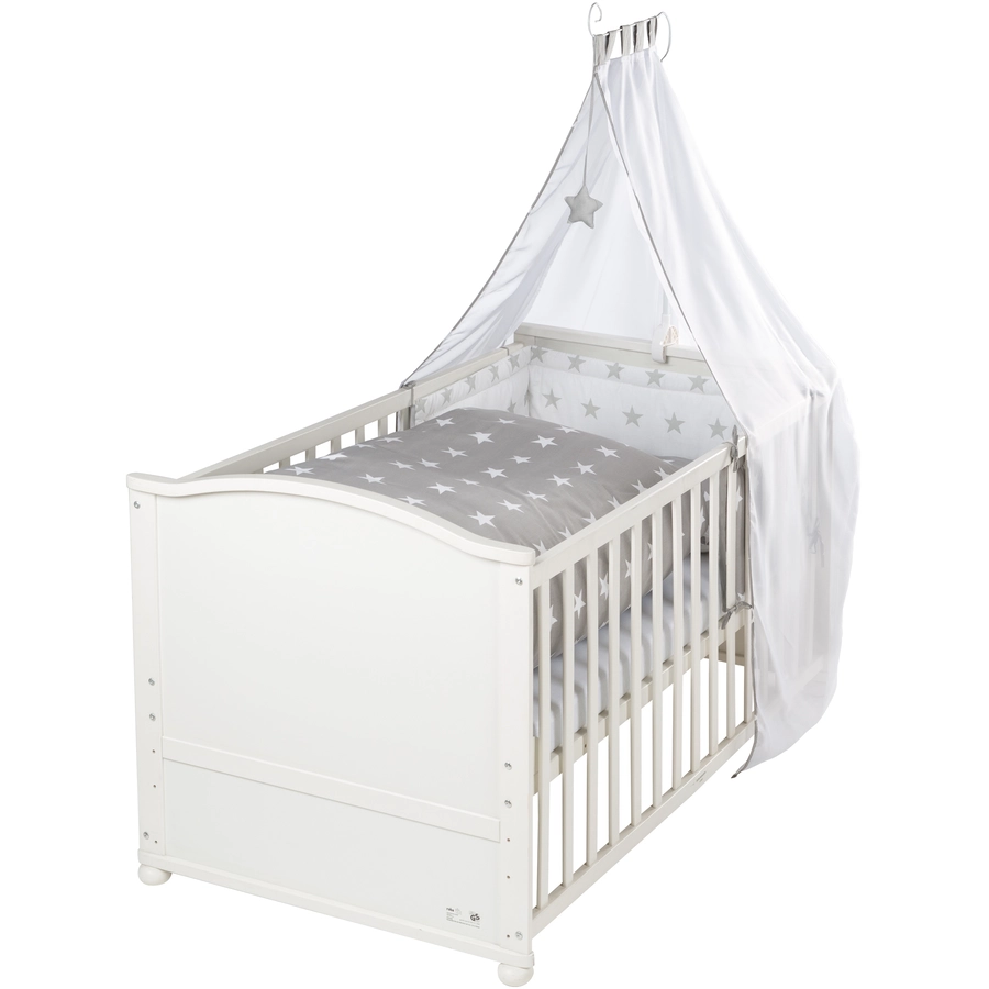 roba Kombi-Kinderbettset weiß Little Stars