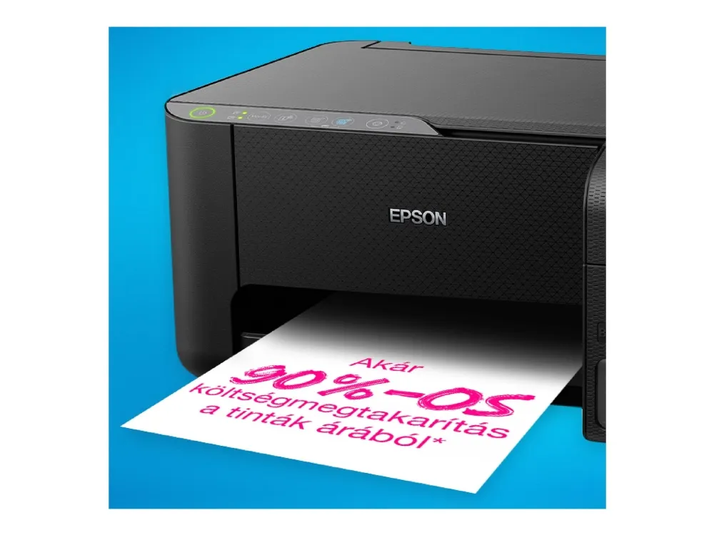 Epson EcoTank L3270 - Multifunktionsprinter - farve - blækprinter - ITS - A4/Legal (medie) - op til 10 spm (udskriver) - 100 ark - USB, Wi-Fi - sort