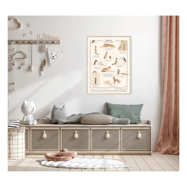 Les Jolies Planches Planche les Fables de la Fontaine 60x80 cm