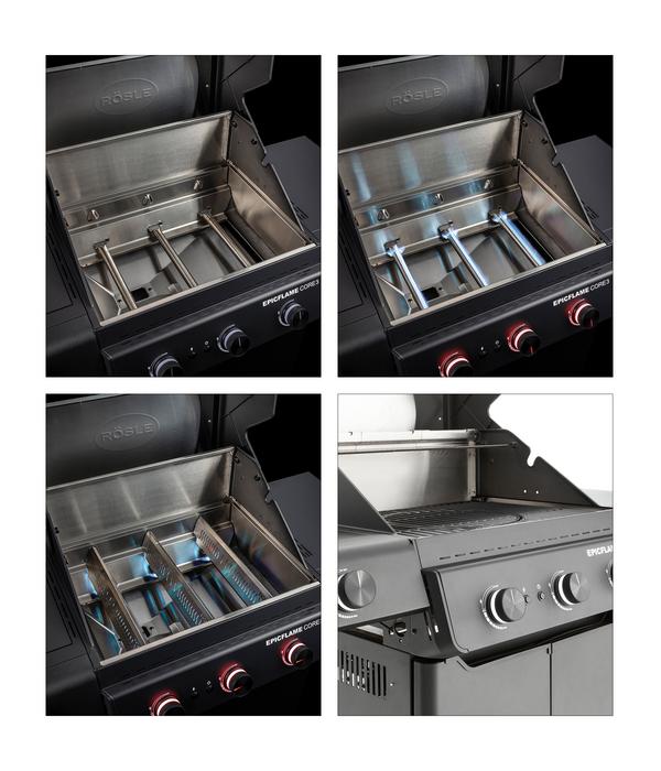 Rösle Gasgrill Epicflame Core 3 50 mbar, ca.