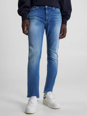 Calça jeans skinny desbotada Simon