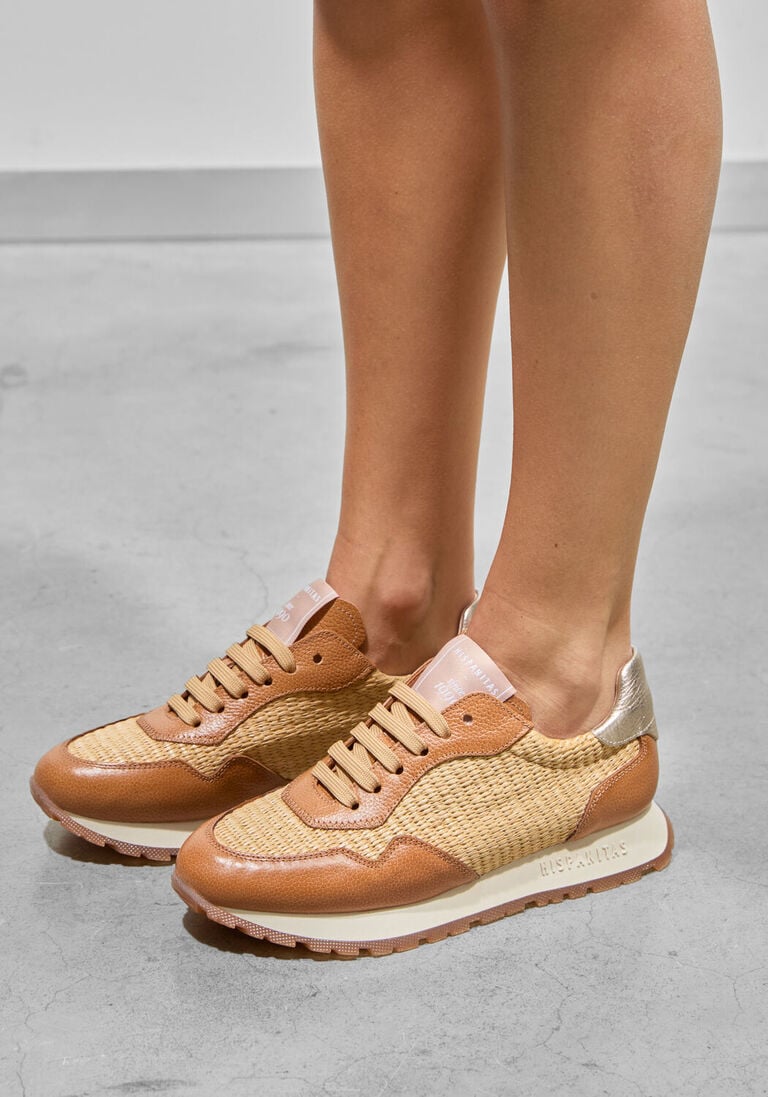 bruine hispanitas lage sneakers rhv254045