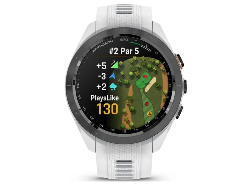 GARMIN Sportuhr Approach S70 White Golf GPS-Sportuhr