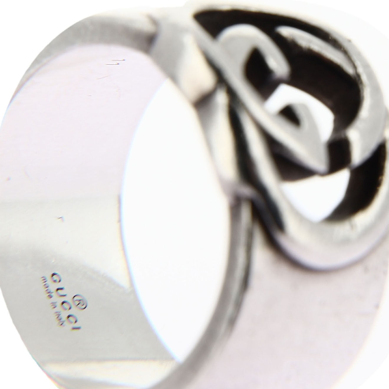 Gucci Bague en Métal argentée - Très bon état