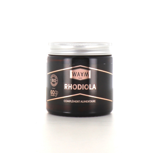 Waam Rhodiola Bio 60 Gélules - Fatigue, Equilibre émotionnel