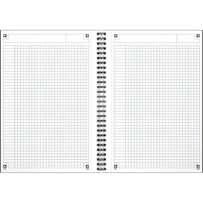 Cahier spirale Oxford International Notebook B5 17,6 x 25 cm - petits carreaux - 160 pages