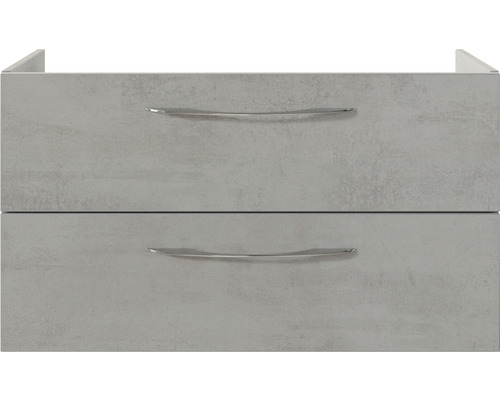 Pelipal Xpressline 4035 wastafelmeubel, afmetingen (B x H x D): 86 x 48,2 x 43,5 cm, frontkleur: grijs, 4035.038601