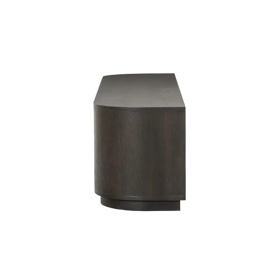 Tv-meubel Donkerbruin Eiken - 180x40x45cm - Novero