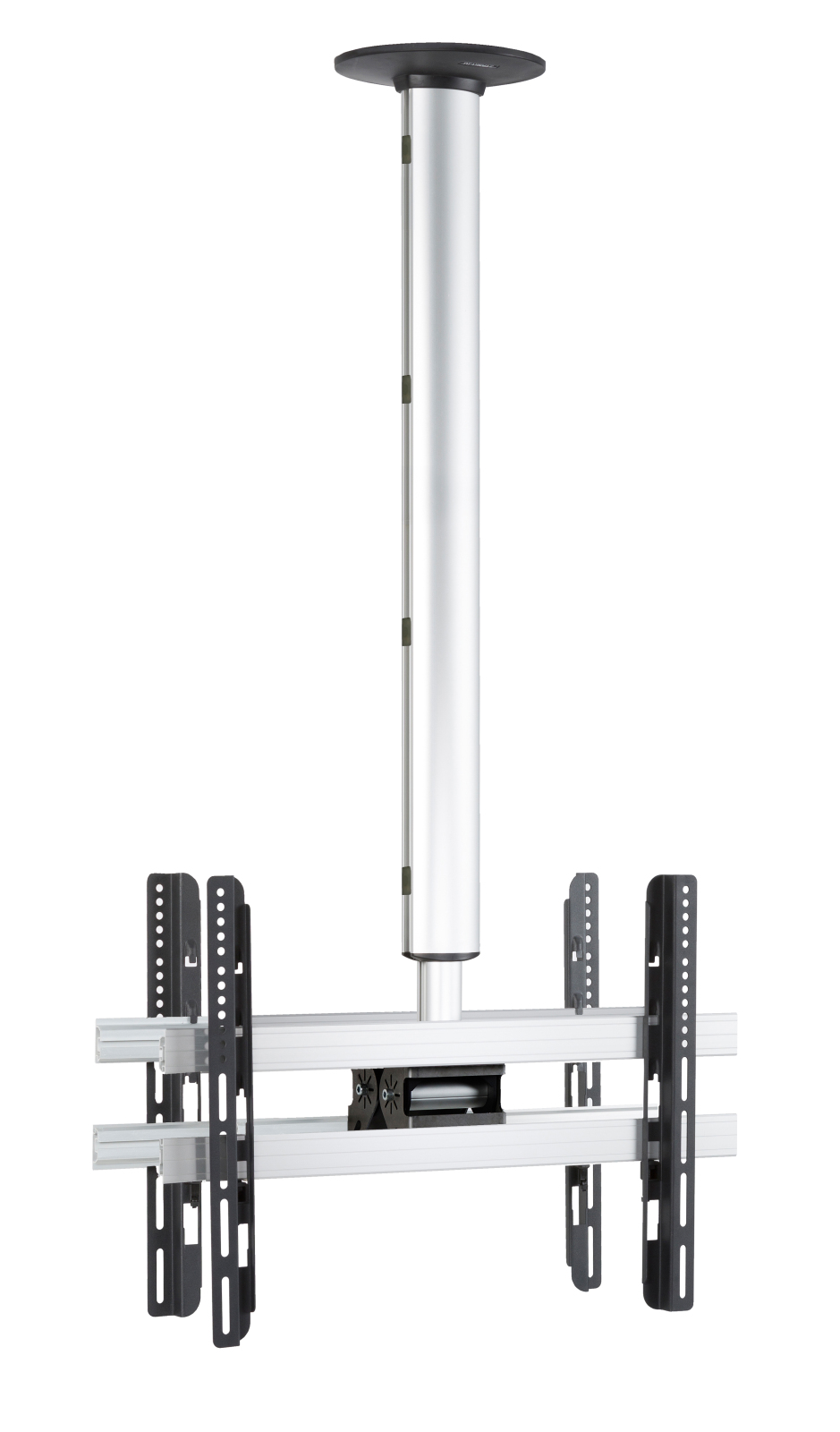 TV-Deckenhalterung CM 4 Maxi Double - silber - stufenlos höhenverstellbar