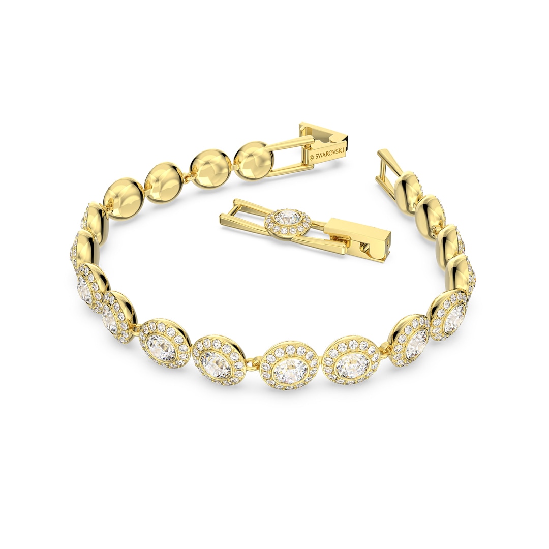 Swarovski Angelic Armband, weiss, vergoldet
