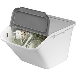 Bac de rangement/recyclage Stack-it M, 37 L