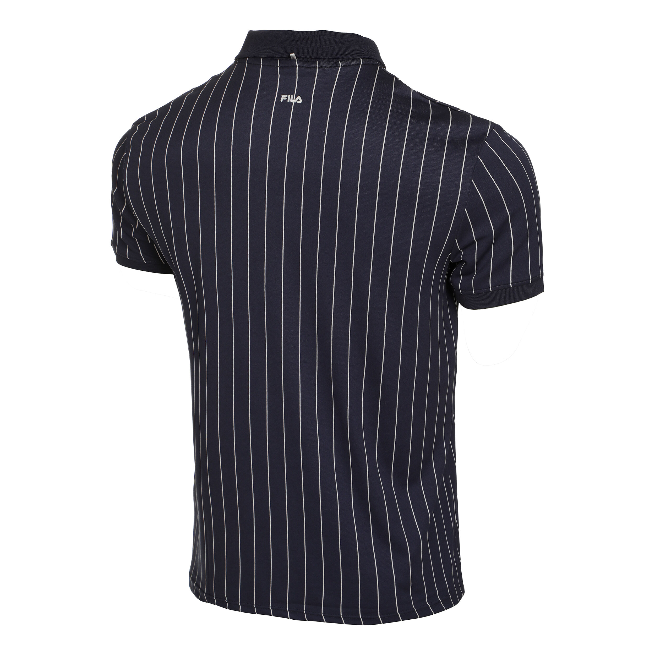 Fila Stripes Polo Hommes - Bleu Foncé , Blanc