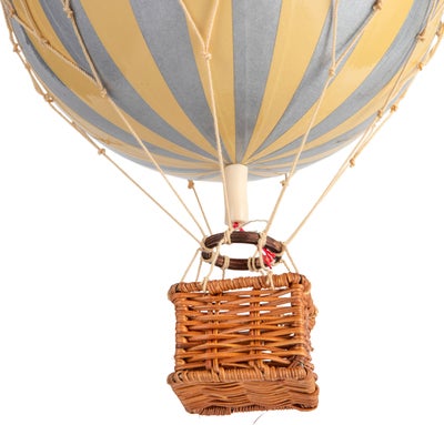 Authentic Models Travels Light Luftballong, Silver Ivory