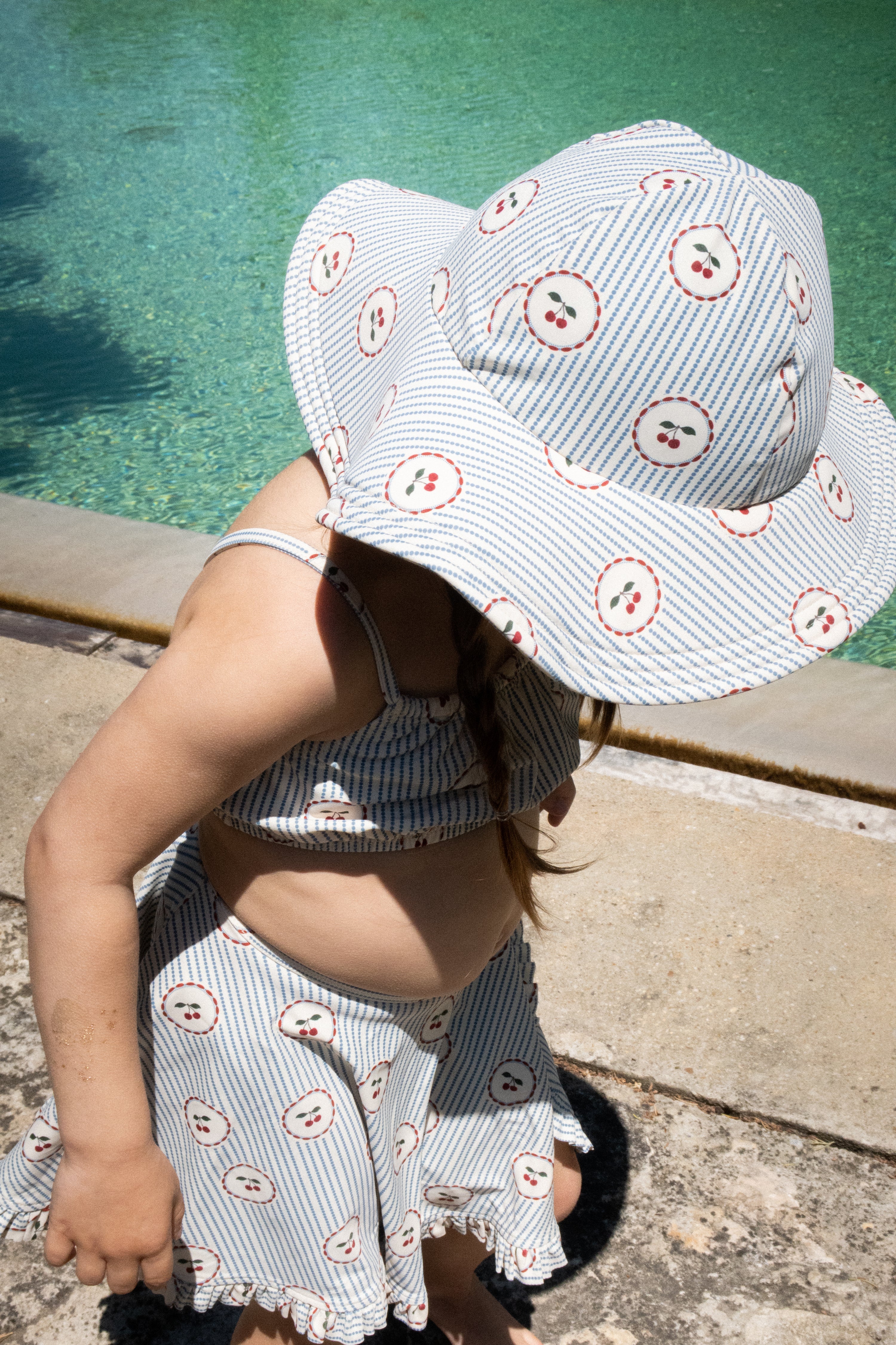 cale nederdel - CHERRY STRIPE - 12M