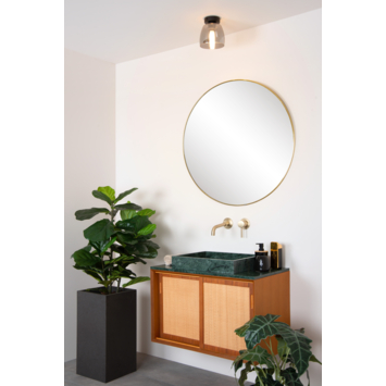 Lucide Tyler Plafonnière Badkamer zwart