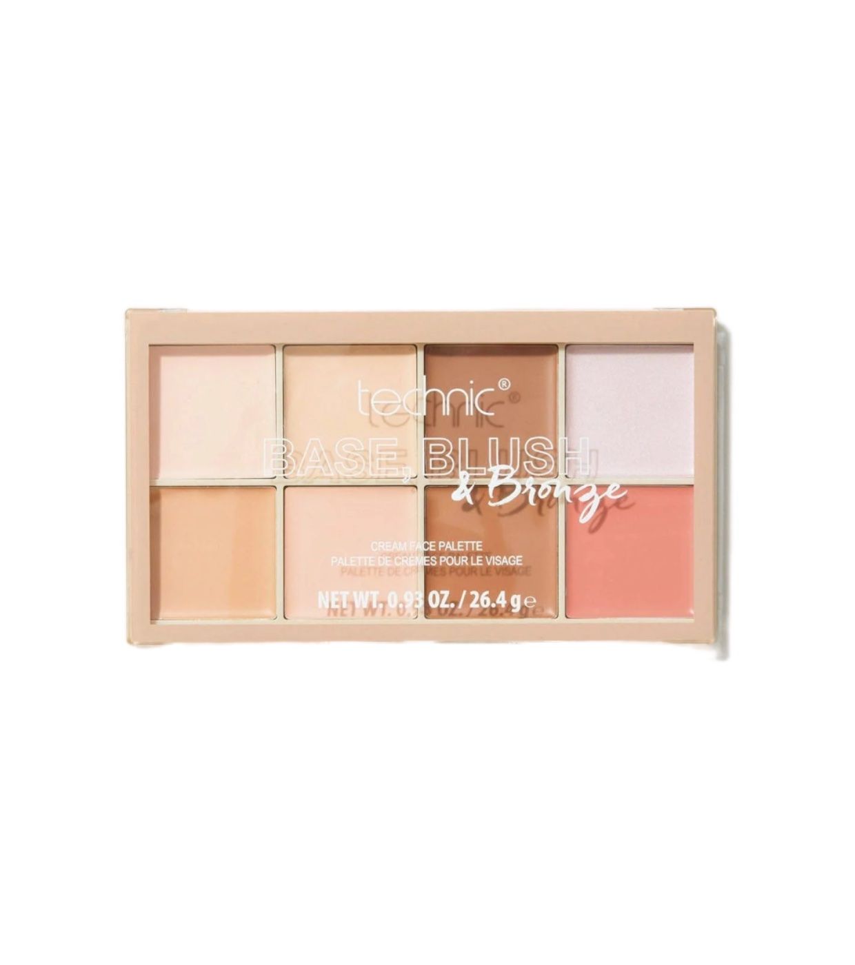 Base, Blush & Bronze Paleta de Rostro Base, Colorete y Bronceador Maquillaje para cara y rostro