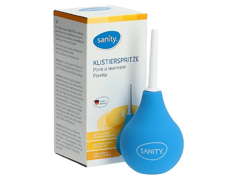 Sanity Birnspritze 89 ml Gr 5, 2tlg Birnspritze für die gründliche Reinigung der Ohren