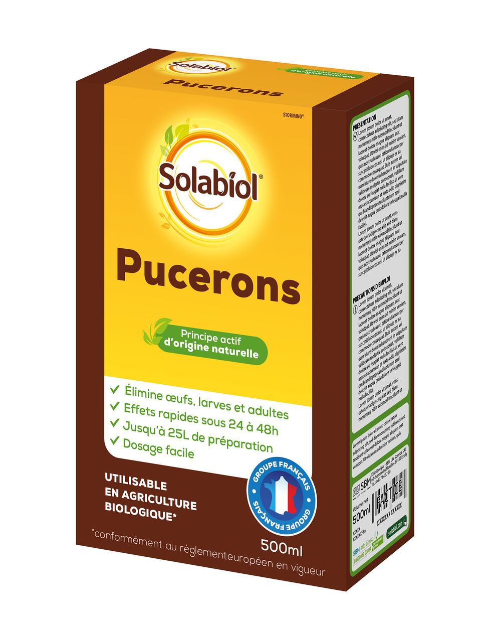 Sopuc | anti-pucerons| etui 500ml| premiers effets sous 24 à 48 h | ut