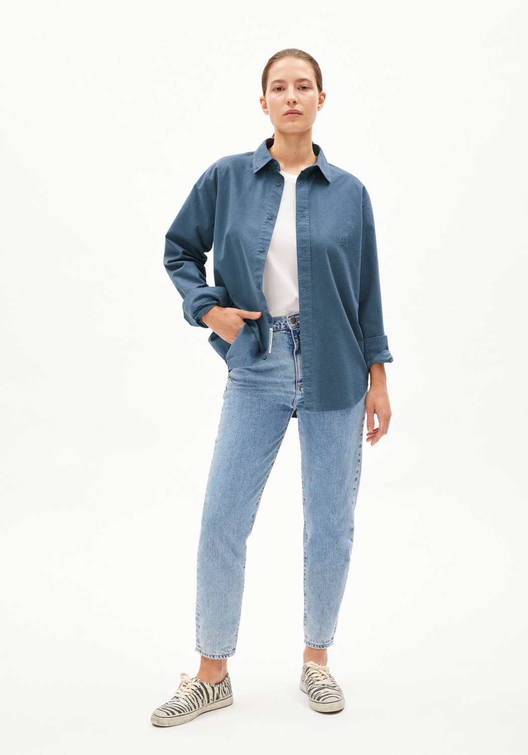 Armedangels Damen-Jeans Mairaa Fresh Blue