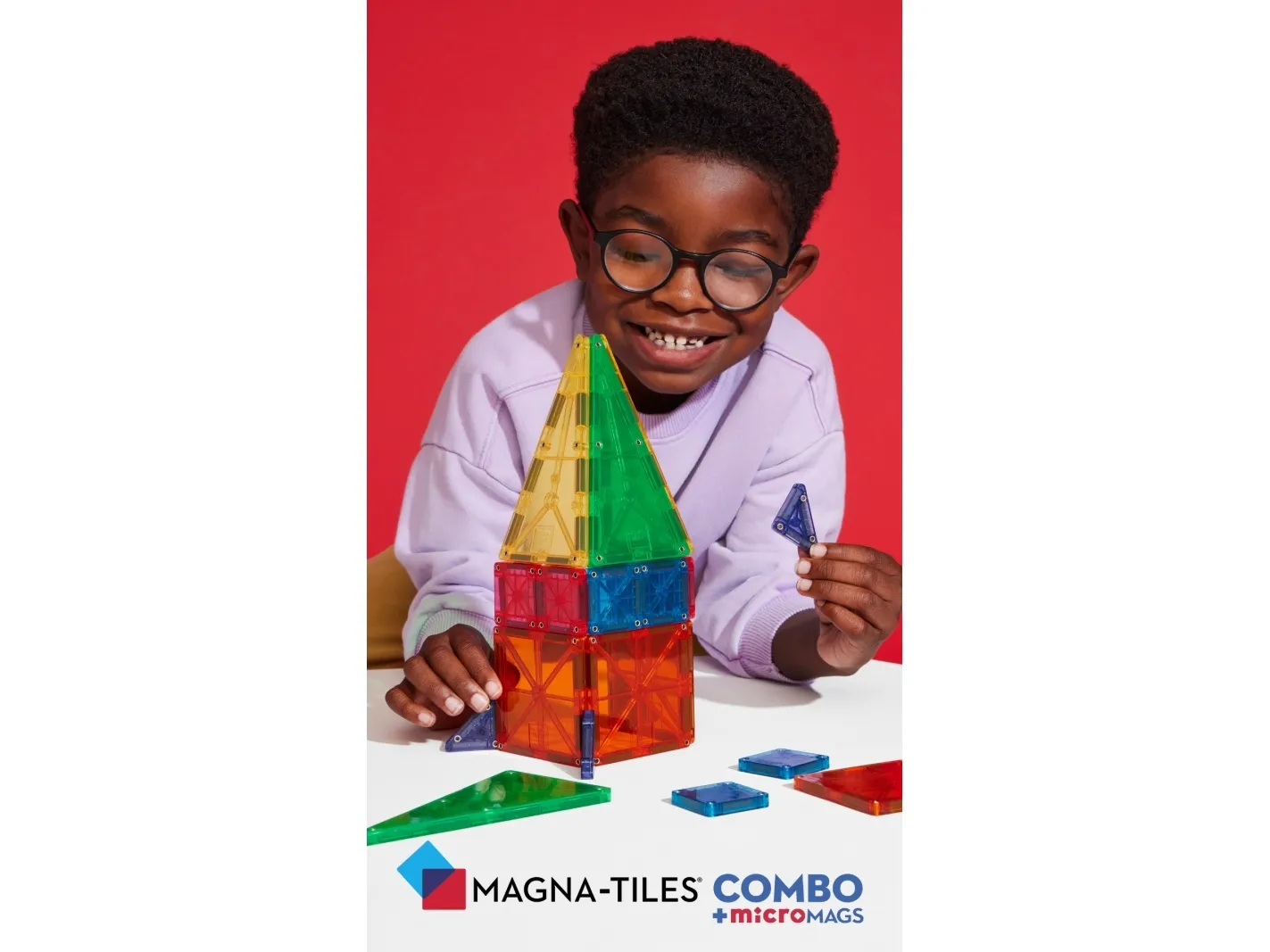 Magna-Tiles microMAGS Combo 62 stk