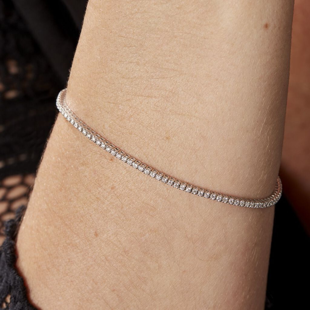 Bracelet Moscou Or Blanc Diamant